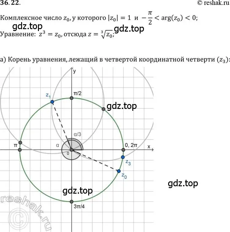 Решение 2. номер 36.22 (страница 210) гдз по алгебре 10 класс Мордкович, Семенов, задачник 2 часть