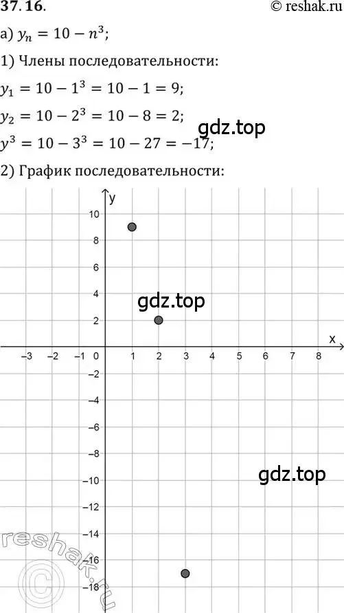 Решение 2. номер 37.16 (страница 213) гдз по алгебре 10 класс Мордкович, Семенов, задачник 2 часть