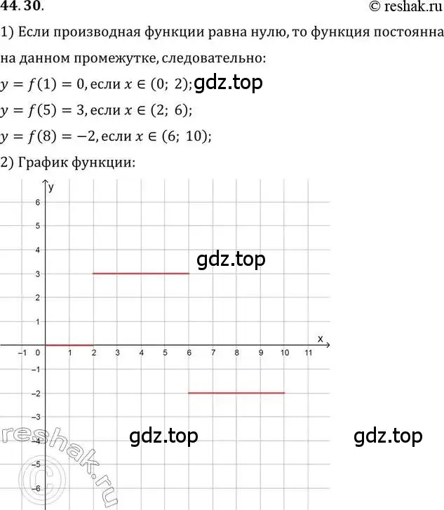 Решение 2. номер 44.30 (страница 270) гдз по алгебре 10 класс Мордкович, Семенов, задачник 2 часть