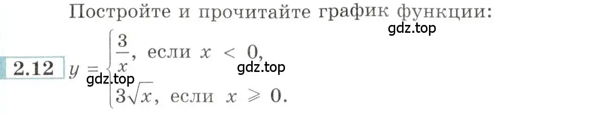 Условие номер 2.12 (страница 8) гдз по алгебре 10-11 класс Мордкович, Семенов, задачник