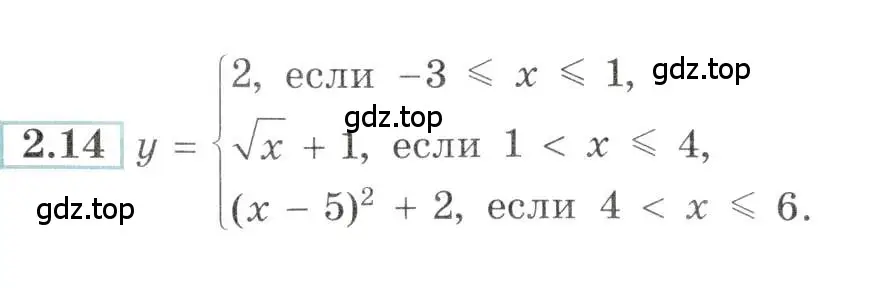 Условие номер 2.14 (страница 9) гдз по алгебре 10-11 класс Мордкович, Семенов, задачник