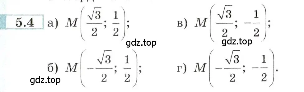 Условие номер 5.4 (страница 14) гдз по алгебре 10-11 класс Мордкович, Семенов, задачник