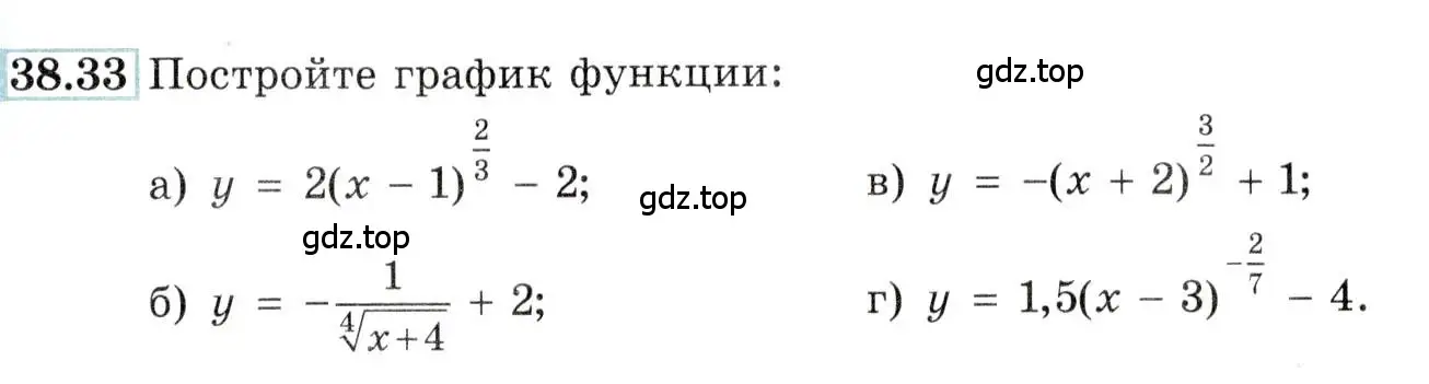 Условие номер 38.33 (страница 151) гдз по алгебре 10-11 класс Мордкович, Семенов, задачник