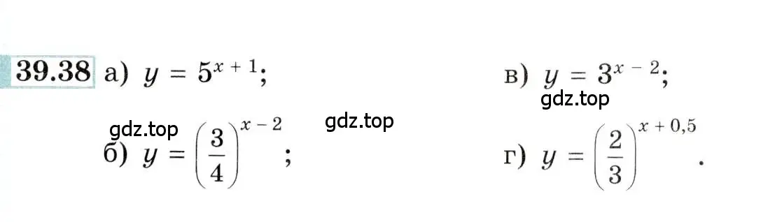Условие номер 39.38 (страница 158) гдз по алгебре 10-11 класс Мордкович, Семенов, задачник