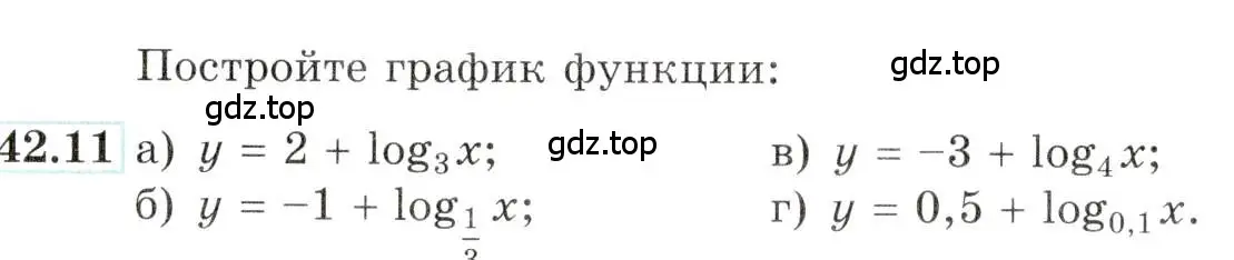 Условие номер 42.11 (страница 172) гдз по алгебре 10-11 класс Мордкович, Семенов, задачник