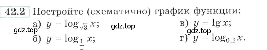 Условие номер 42.2 (страница 171) гдз по алгебре 10-11 класс Мордкович, Семенов, задачник