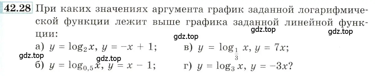 Условие номер 42.28 (страница 174) гдз по алгебре 10-11 класс Мордкович, Семенов, задачник