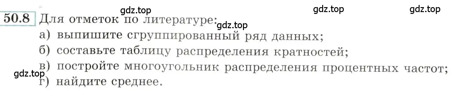 Условие номер 50.8 (страница 204) гдз по алгебре 10-11 класс Мордкович, Семенов, задачник