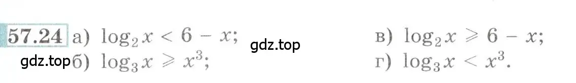 Условие номер 57.24 (страница 225) гдз по алгебре 10-11 класс Мордкович, Семенов, задачник