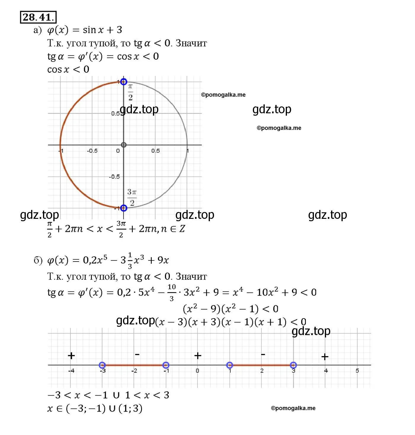 Решение номер 28.41 (страница 103) гдз по алгебре 10-11 класс Мордкович, Семенов, задачник