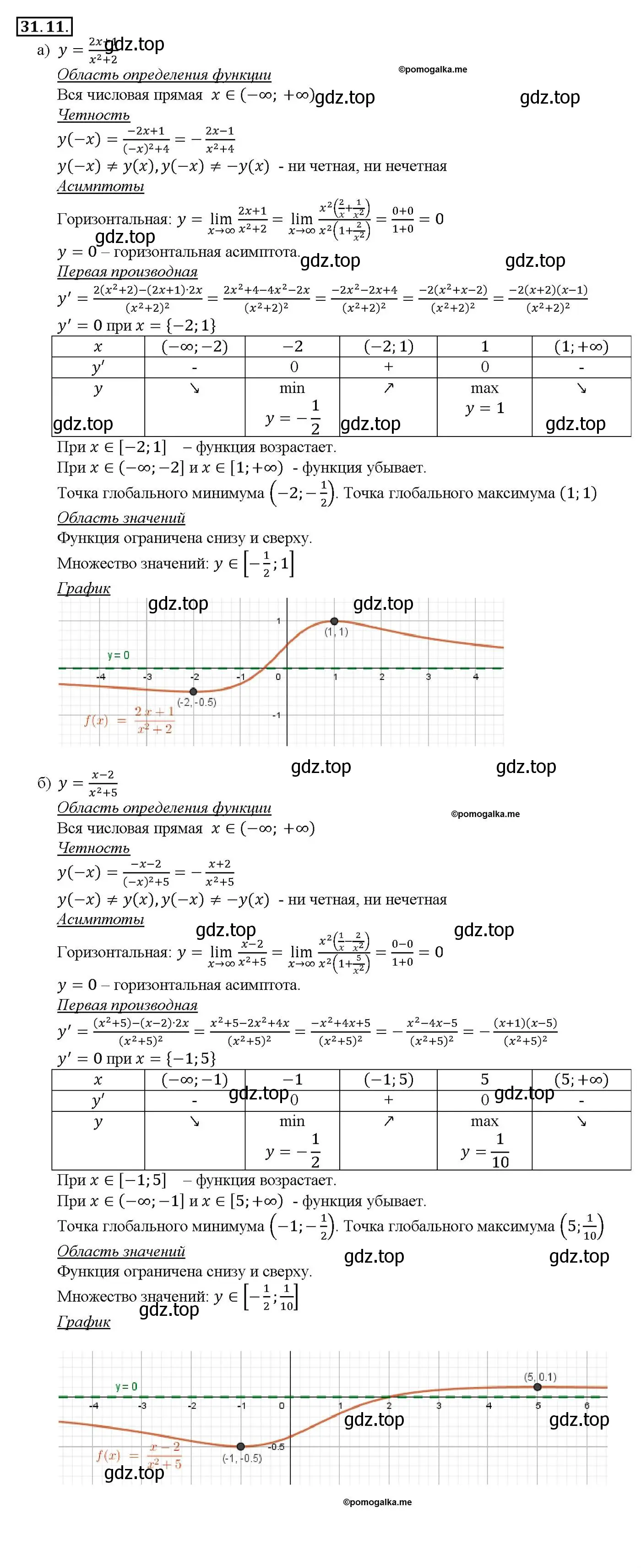 Решение номер 31.11 (страница 122) гдз по алгебре 10-11 класс Мордкович, Семенов, задачник