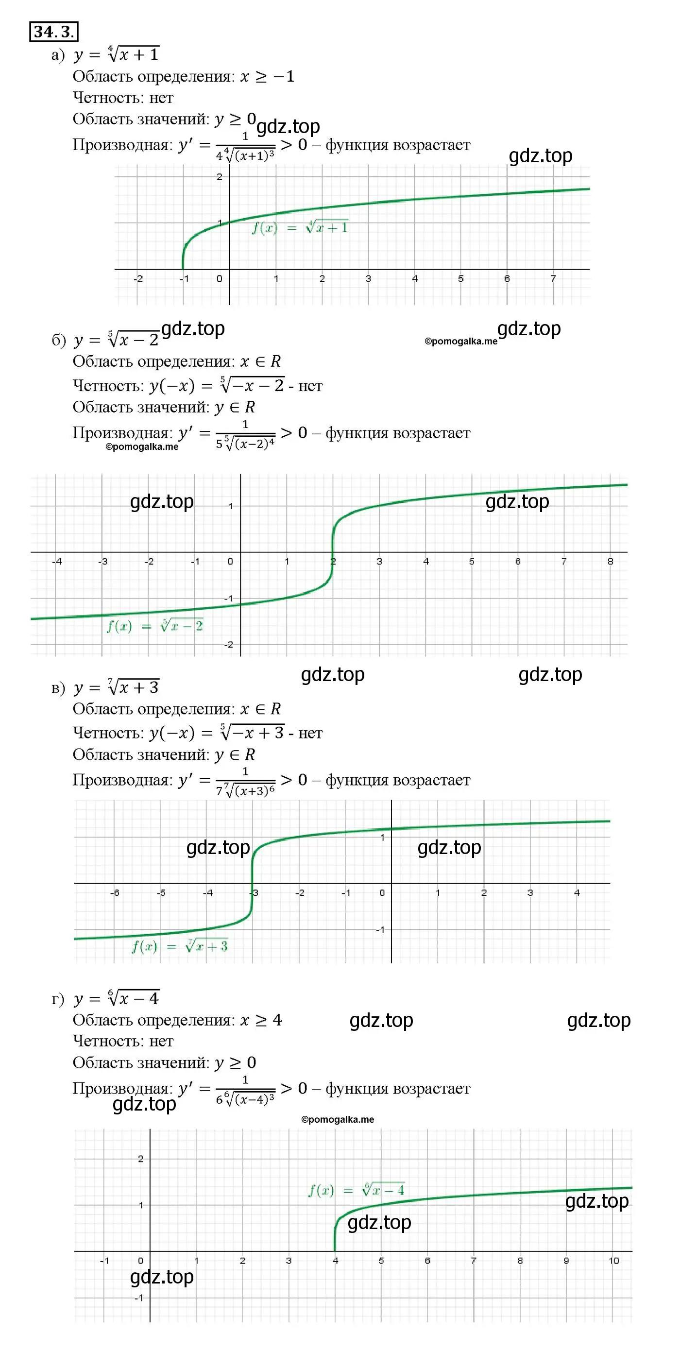 Решение номер 34.3 (страница 131) гдз по алгебре 10-11 класс Мордкович, Семенов, задачник