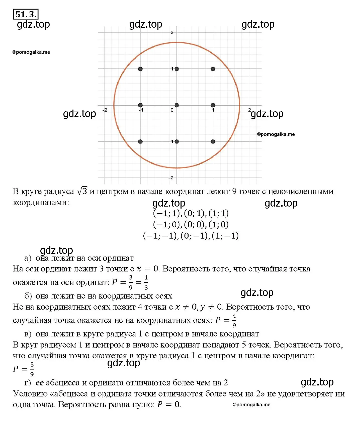 Решение номер 51.3 (страница 205) гдз по алгебре 10-11 класс Мордкович, Семенов, задачник