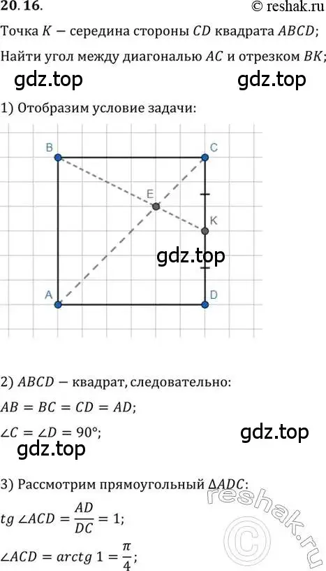 Решение 2. номер 20.16 (страница 65) гдз по алгебре 10-11 класс Мордкович, Семенов, задачник