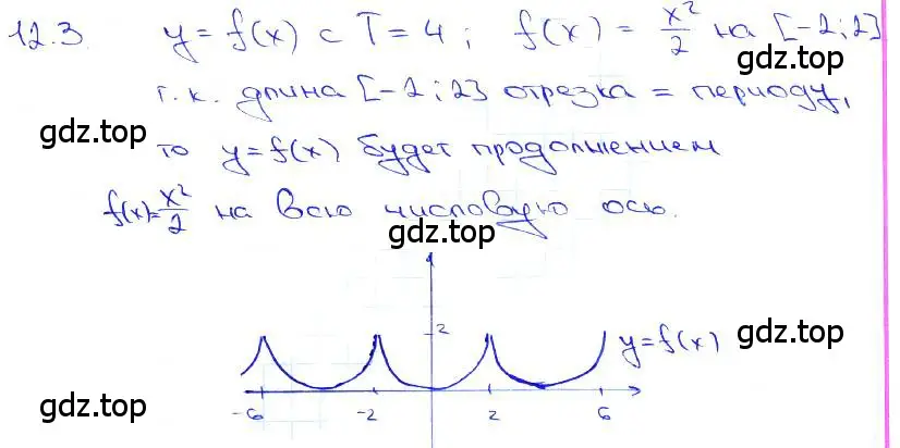 Решение 3. номер 12.3 (страница 35) гдз по алгебре 10-11 класс Мордкович, Семенов, задачник