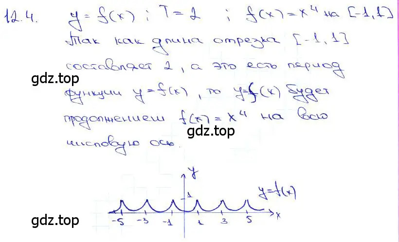 Решение 3. номер 12.4 (страница 35) гдз по алгебре 10-11 класс Мордкович, Семенов, задачник