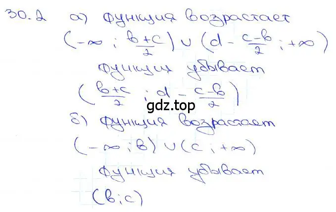 Решение 3. номер 30.2 (страница 111) гдз по алгебре 10-11 класс Мордкович, Семенов, задачник