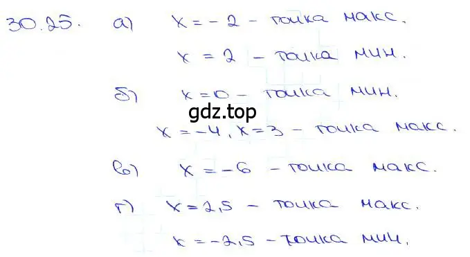 Решение 3. номер 30.25 (страница 117) гдз по алгебре 10-11 класс Мордкович, Семенов, задачник