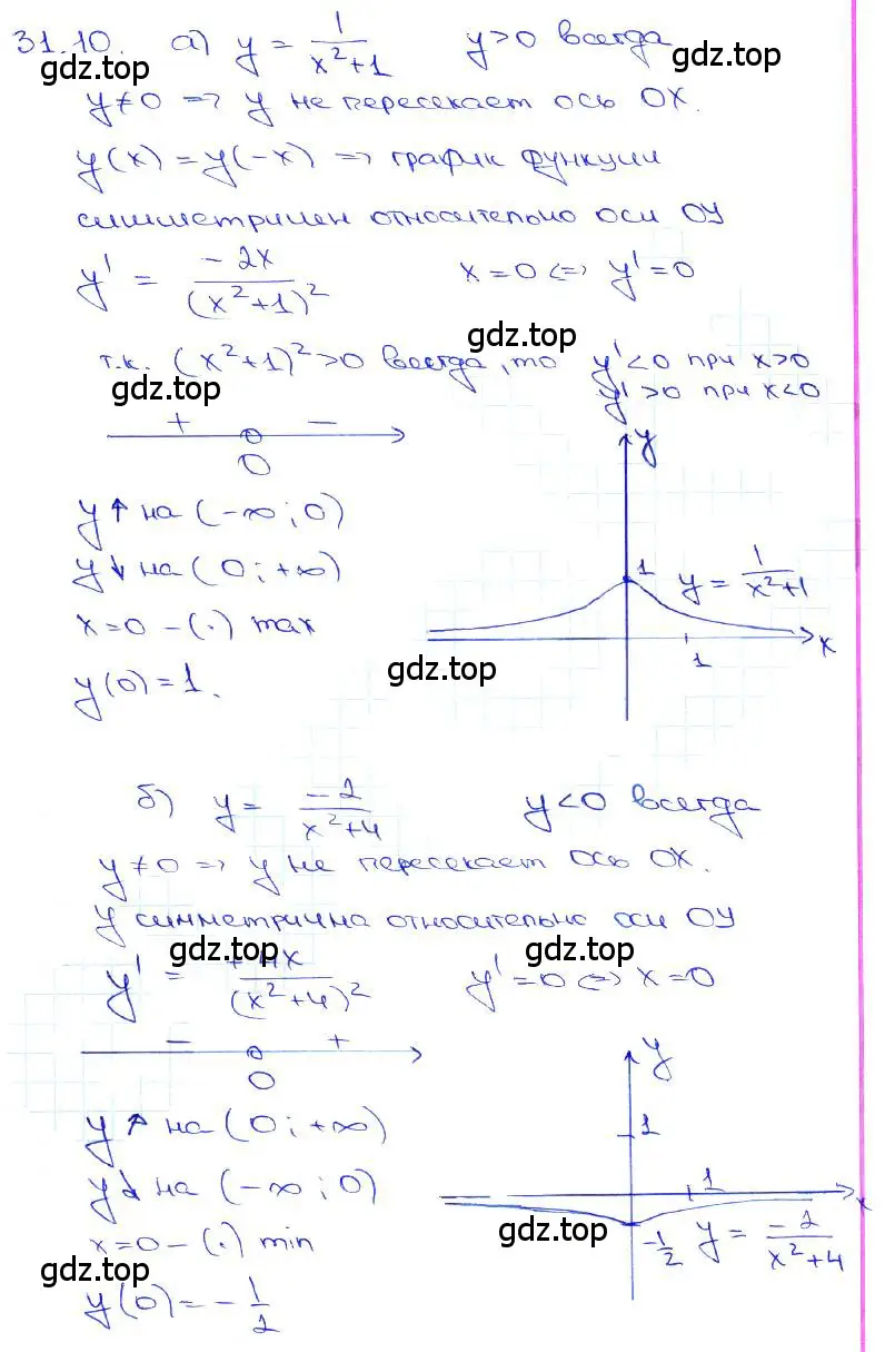 Решение 3. номер 31.10 (страница 122) гдз по алгебре 10-11 класс Мордкович, Семенов, задачник