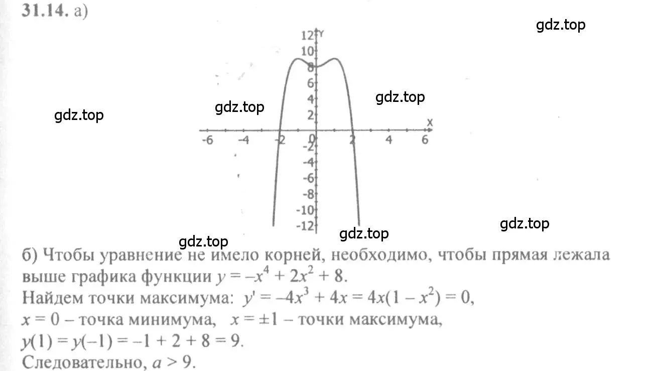 Решение 4. номер 31.14 (страница 122) гдз по алгебре 10-11 класс Мордкович, Семенов, задачник