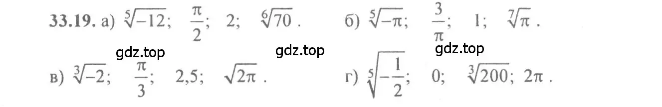 Решение 4. номер 33.19 (страница 131) гдз по алгебре 10-11 класс Мордкович, Семенов, задачник