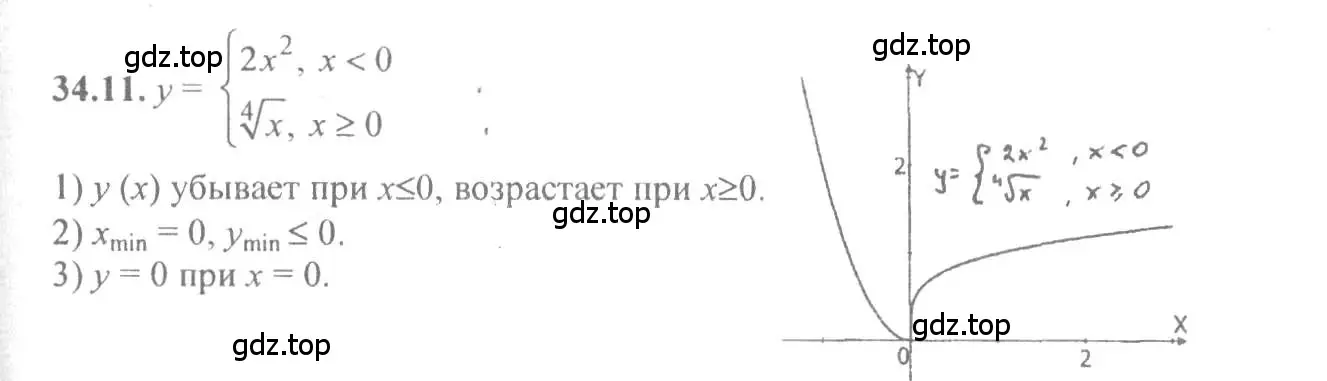 Решение 4. номер 34.11 (страница 132) гдз по алгебре 10-11 класс Мордкович, Семенов, задачник