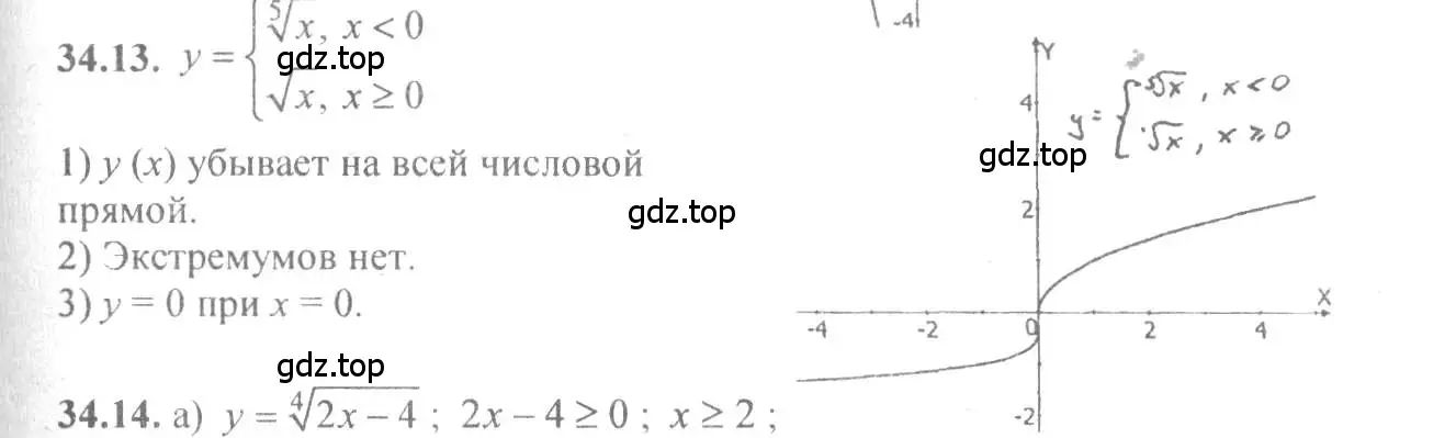 Решение 4. номер 34.13 (страница 132) гдз по алгебре 10-11 класс Мордкович, Семенов, задачник