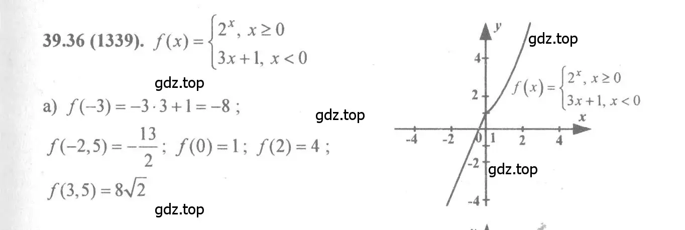 Решение 4. номер 39.36 (страница 158) гдз по алгебре 10-11 класс Мордкович, Семенов, задачник