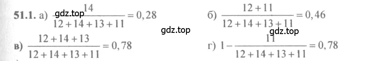 Решение 4. номер 51.1 (страница 205) гдз по алгебре 10-11 класс Мордкович, Семенов, задачник