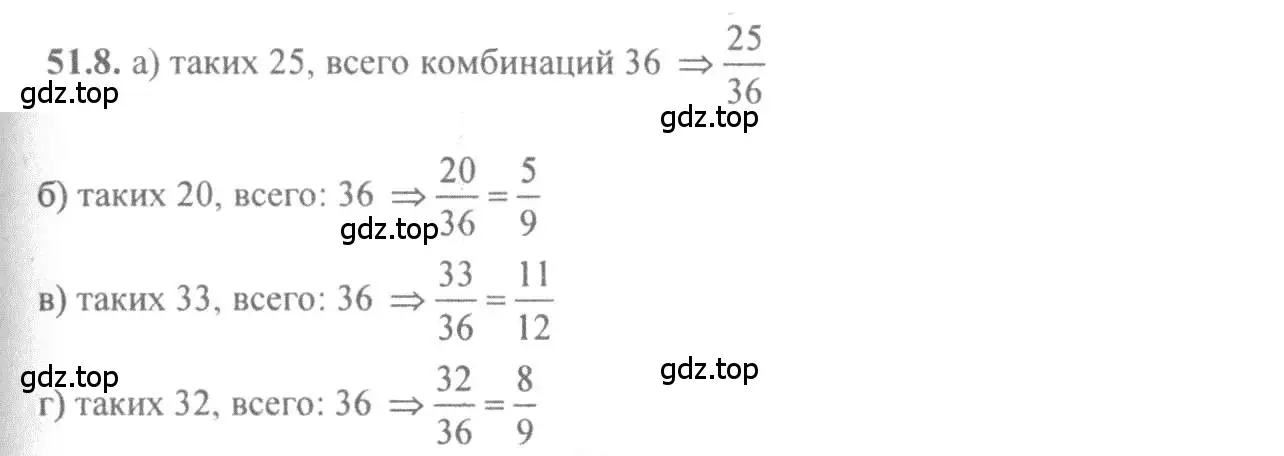 Решение 4. номер 51.8 (страница 206) гдз по алгебре 10-11 класс Мордкович, Семенов, задачник