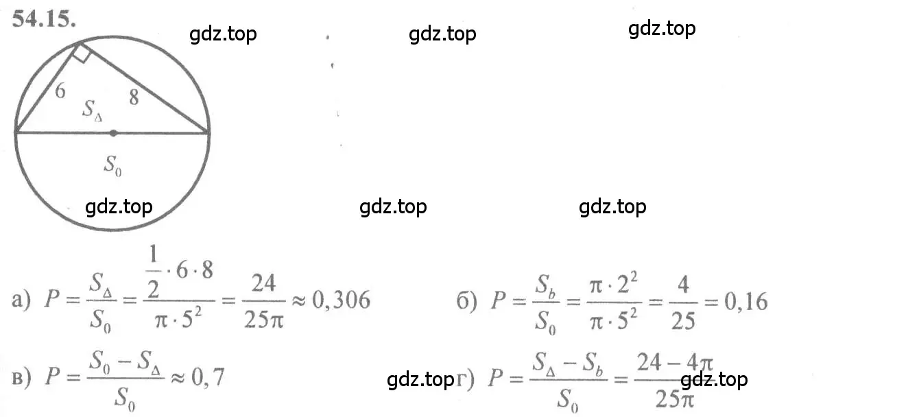 Решение 4. номер 54.15 (страница 215) гдз по алгебре 10-11 класс Мордкович, Семенов, задачник