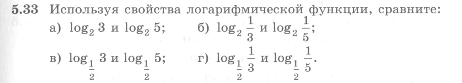 Условие номер 5.33 (страница 157) гдз по алгебре 10 класс Никольский, Потапов, учебник