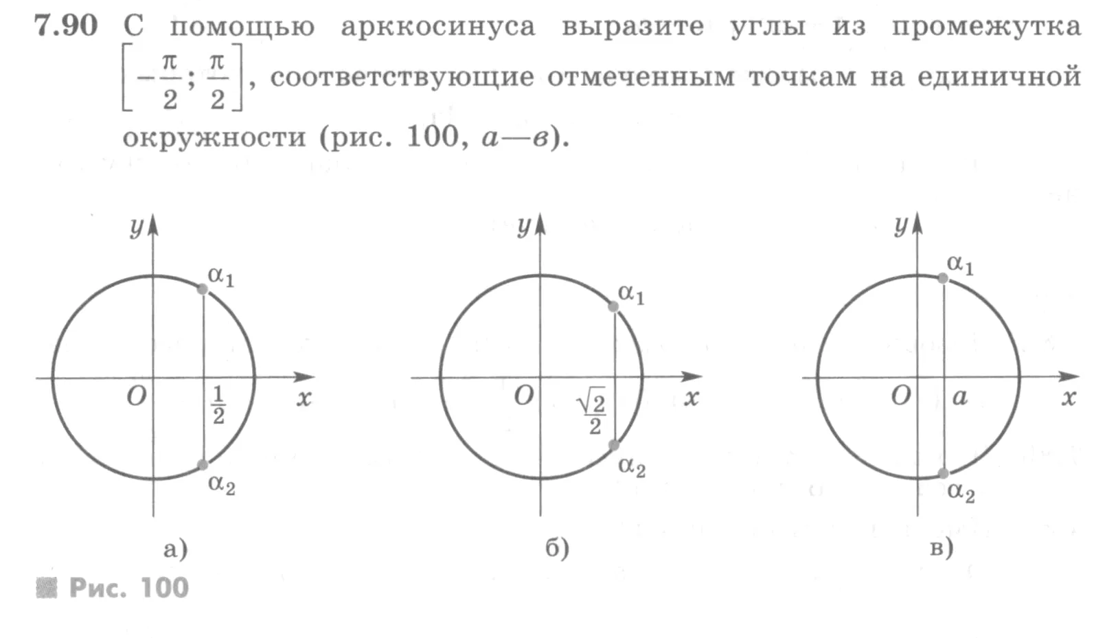 Условие номер 7.90 (страница 224) гдз по алгебре 10 класс Никольский, Потапов, учебник