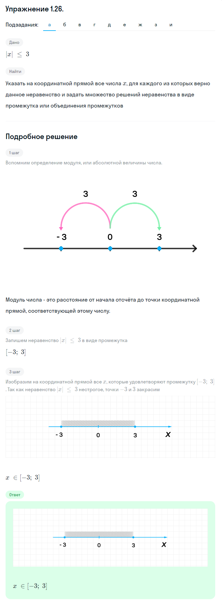 Решение номер 1.26 (страница 15) гдз по алгебре 10 класс Никольский, Потапов, учебник