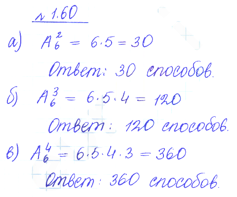 Решение 2. номер 1.60 (страница 27) гдз по алгебре 10 класс Никольский, Потапов, учебник