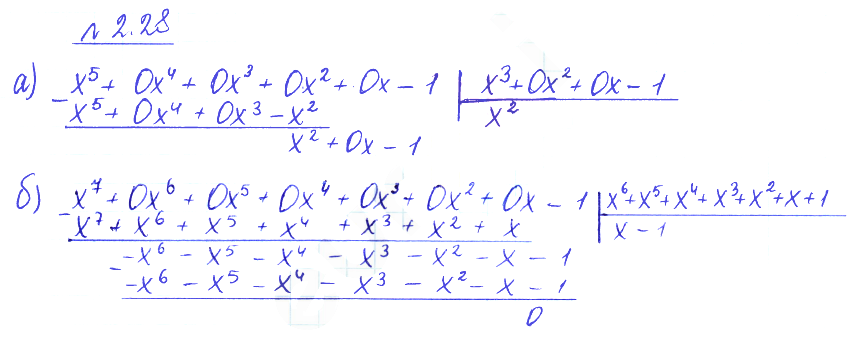 Решение 2. номер 2.28 (страница 57) гдз по алгебре 10 класс Никольский, Потапов, учебник