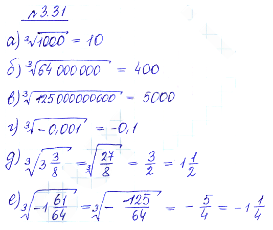 Решение 2. номер 3.31 (страница 102) гдз по алгебре 10 класс Никольский, Потапов, учебник