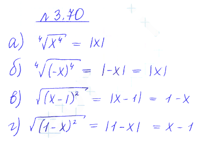 Решение 2. номер 3.70 (страница 113) гдз по алгебре 10 класс Никольский, Потапов, учебник