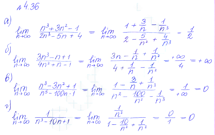 Решение 2. номер 4.36 (страница 136) гдз по алгебре 10 класс Никольский, Потапов, учебник