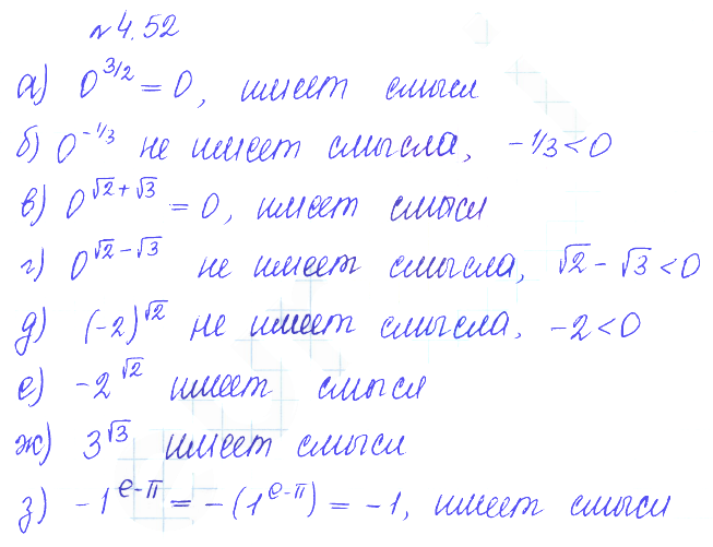 Решение 2. номер 4.52 (страница 143) гдз по алгебре 10 класс Никольский, Потапов, учебник