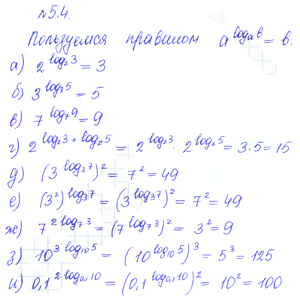 Решение 2. номер 5.4 (страница 150) гдз по алгебре 10 класс Никольский, Потапов, учебник