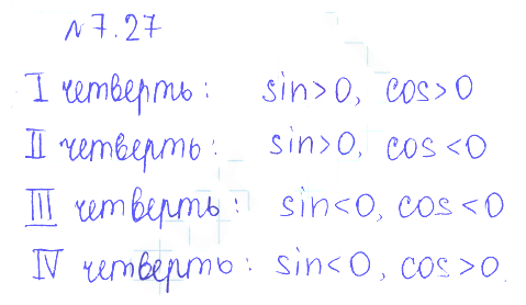 Решение 2. номер 7.27 (страница 208) гдз по алгебре 10 класс Никольский, Потапов, учебник