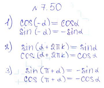 Решение 2. номер 7.50 (страница 214) гдз по алгебре 10 класс Никольский, Потапов, учебник