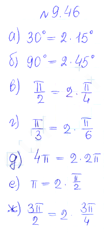 Решение 2. номер 9.46 (страница 271) гдз по алгебре 10 класс Никольский, Потапов, учебник