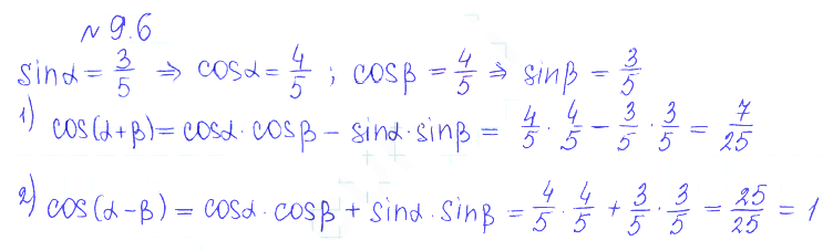 Решение 2. номер 9.6 (страница 261) гдз по алгебре 10 класс Никольский, Потапов, учебник