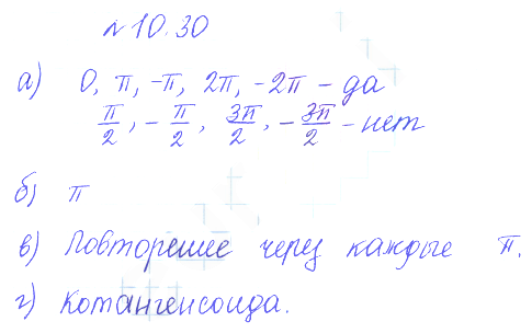 Решение 2. номер 10.30 (страница 294) гдз по алгебре 10 класс Никольский, Потапов, учебник