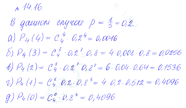 Решение 2. номер 14.16 (страница 358) гдз по алгебре 10 класс Никольский, Потапов, учебник