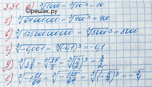 Решение 3. номер 3.31 (страница 102) гдз по алгебре 10 класс Никольский, Потапов, учебник