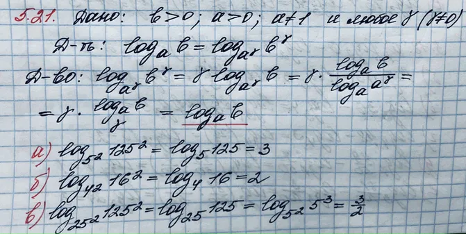 Решение 3. номер 5.21 (страница 153) гдз по алгебре 10 класс Никольский, Потапов, учебник