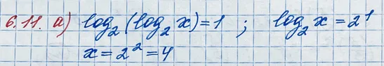 Решение 3. номер 6.11 (страница 169) гдз по алгебре 10 класс Никольский, Потапов, учебник